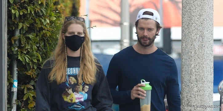 Patrick Schwarzenegger Grabs Coffee With Abby Champion After Revealing His Weight Goal For 2021