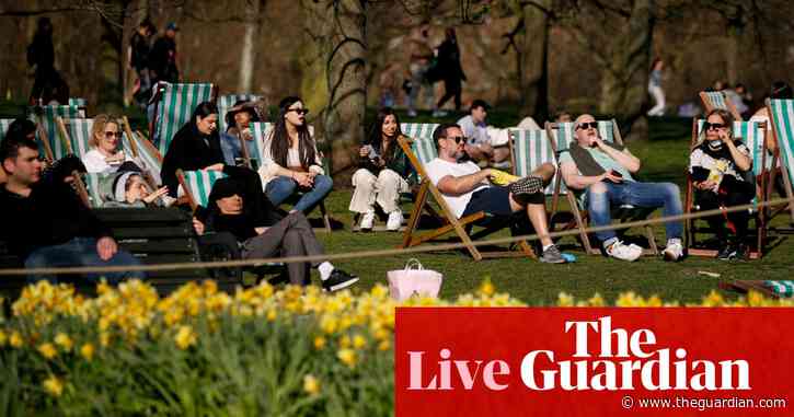 Coronavirus live news: two visitors for England care home residents from mid-April; India cases hit six-month high