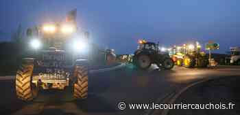 Saint-Arnoult-en-Yvelines (France) (AFP). Contre la future PAC, des agriculteurs ont sorti leurs tracteurs dans le nord de la France - Le Courrier Cauchois