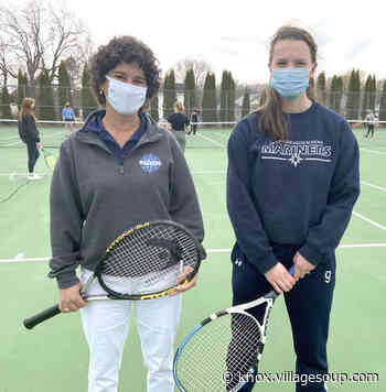 Just their racket: Coaching Mariner tennis perfect fit for Heath, Hall - By Mark Haskell - Courier-Gazette & Camden Herald