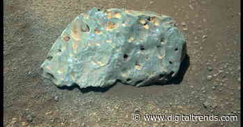 The Perseverance rover has found a weird green rock on Mars