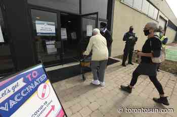 60 and up now welcome at Toronto mass vaccination clinics - Toronto Sun