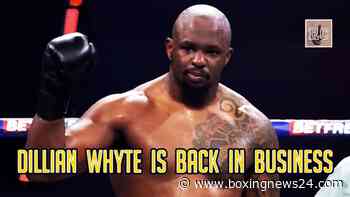 VIDEO: Dillian Whyte is back in business