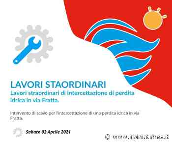 Solofra. Lavori straordinari di intercettazione di perdita idrica in via Fratta - https://www.irpiniatimes.it