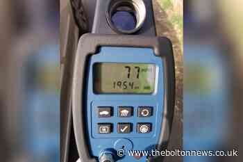 Bolton traffic cops catch driver speeding - The Bolton News