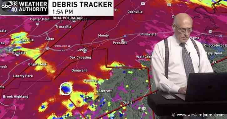 Alabama Weatherman Holds the Line and Stays on Air as His Wife at Home Faces Down a Tornado