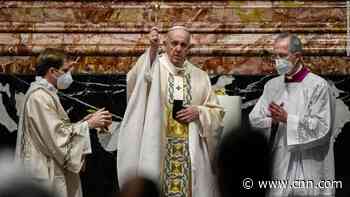 Pope's scaled-down Easter Sunday mass
