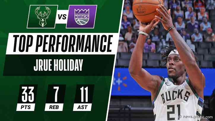 Holiday LIGHTS IT UP in Road W! - NBA