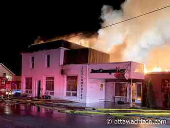 Spencerville fire destroys shops, leaves nine homeless - Ottawa Citizen