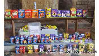 Budleigh churches collection of Easter Eggs for food bank - Exmouth Journal