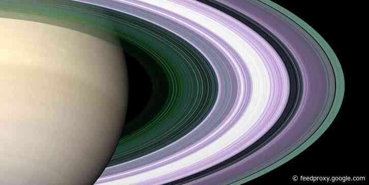 An astronomer's colorful animation shows how Saturn's disappearing rings act like a 'mini solar system'