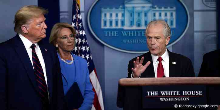 Trump adviser Peter Navarro pressured officials to reward untested companies connected to the White House with lucrative COVID-19 contracts, House inquiry says
