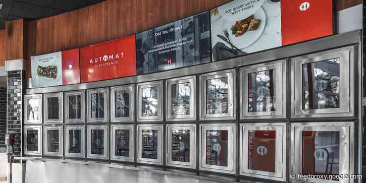 Take a look inside Automat Kitchen, a New Jersey restaurant that only serves food using lockers
