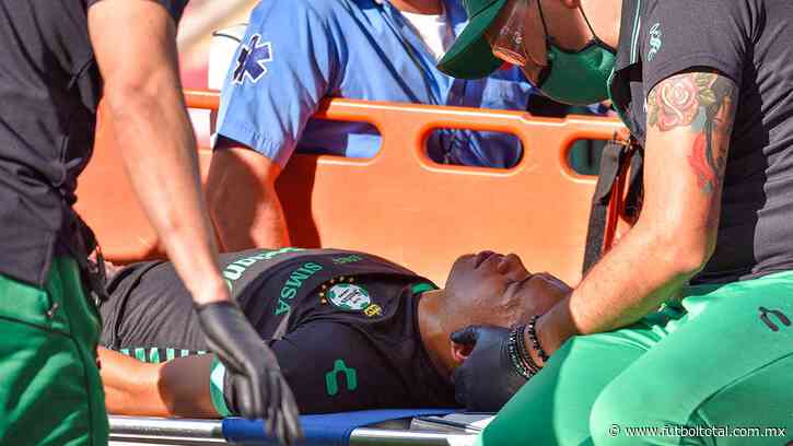 Santos: Ronaldo Prieto sufrió un esguince cervical tras balonazo
