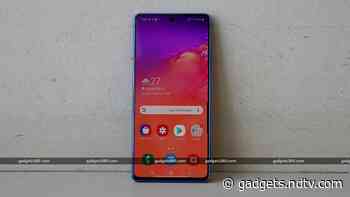 Samsung Galaxy S10 Lite Receiving April 2021 Android Security Patch With Latest Update: Report