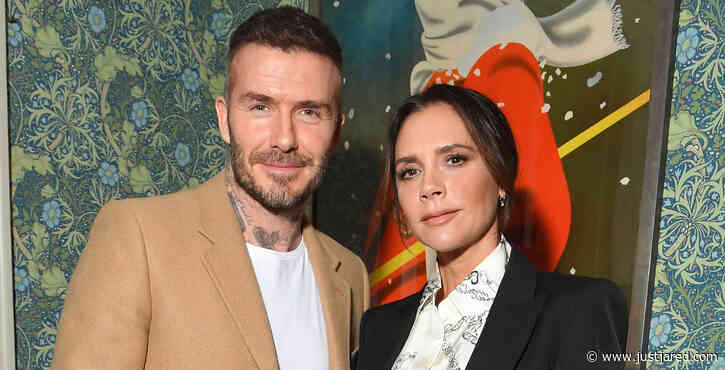Victoria & David Beckham Pose with All Four Kids in Sweet Easter Photo!