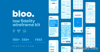 Bloo Lo-fi Wireframe Kit - Open source wireframe kit for design and prototyping