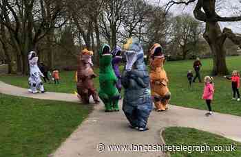 Darwen dinosaurs leave park after ‘someone phoned police’