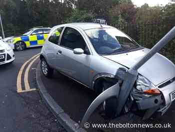 Dangerous driver who crashed after Bolton high-speed chase spared jail - The Bolton News