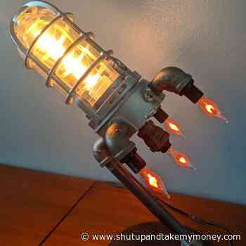 Rocket Ship Lamp