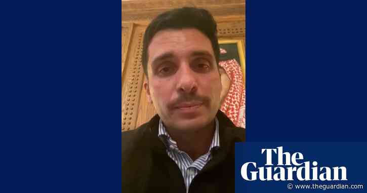 Jordan's former crown prince says he's under house arrest – video