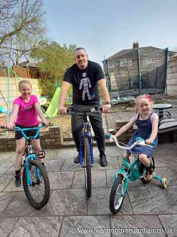 Bewsey dad aims to cycle 100 miles in May