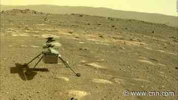 NASA's helicopter survives first freezing night on Mars