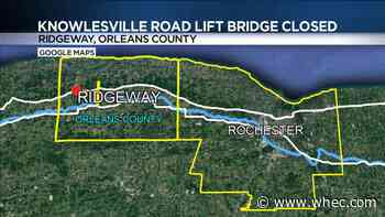 Knowlesville Road canal bridge in Orleans County closing for maintenance