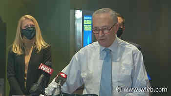 Senator Schumer stops by Jamestown to outline American Rescue Plan