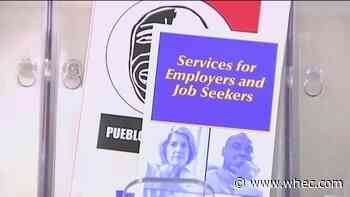 Greater Rochester Chamber of Commerce and RBA Staffing holding drive-through job fair