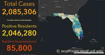 Florida Reports 3480 New Coronavirus Cases, While Hospitalizations Jump - WUSF News