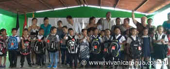 Niños del preescolar comunitario de San Rafael del Sur reciben paquetes escolares - Viva Nicaragua Canal 13 - VIva Nicaragua Canal 13