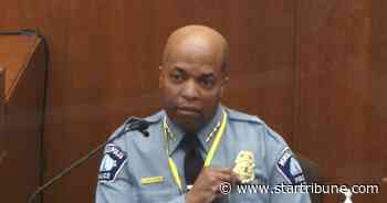 Chauvin used excessive force, unsanctioned technique, police chief testifies