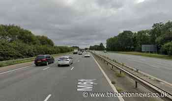 One lane on M61 closed due to lorry tyre change