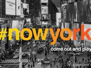 The '#NowYork' campaign aims to bring optimism back to New York City