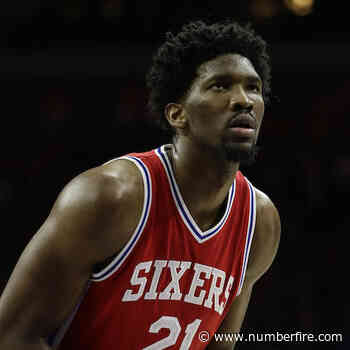 Philadelphia's Joel Embiid (knee) starting on Tuesday, Mike Scott to bench - numberFire