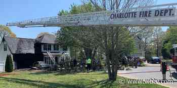 Person treated for medical emergency in Charlotte house fire - WBTV