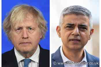 Formal complaint considered over Boris Johnson attack on Sadiq Khan - St Helens Star