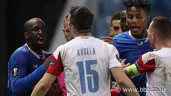 Rangers star Kamara's lawyer criticises Uefa after Slavia Prague's Kudela suspended