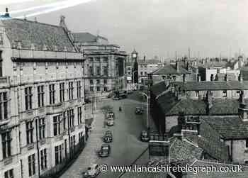 Homes were part of the view over Blackburn's Blakey Moor