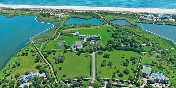 A 42-acre estate in the Hamptons is set to sell at a record-breaking price after nearly 4 years on the market