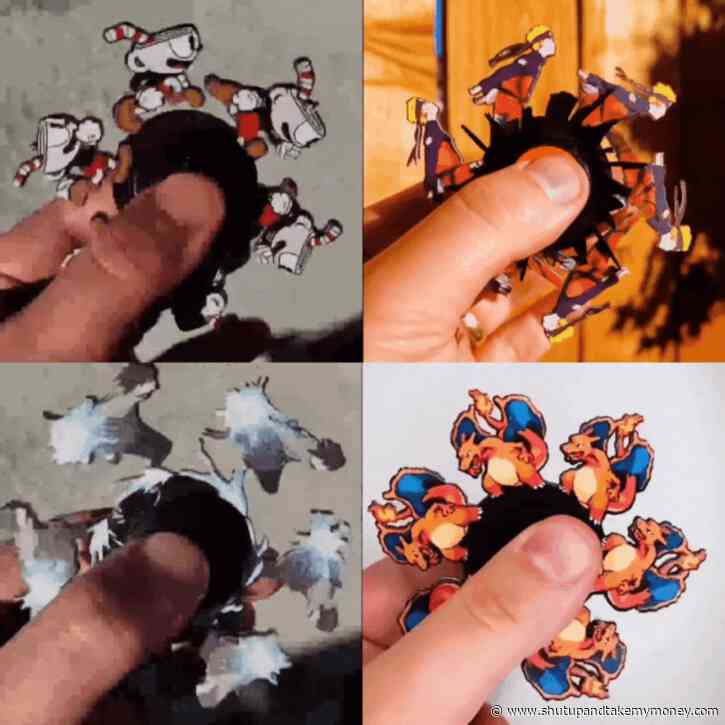 Animated Fidget Spinners