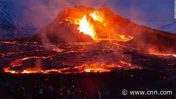In pictures: Volcano erupts in Iceland