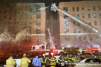 Eight-alarm fire at New York City apartment displaces hundreds