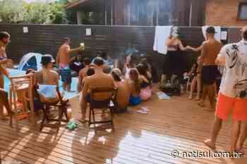 Vídeo mostra festa com aglomeração em hostel de Imbituba durante toque de recolher no município - Notisul