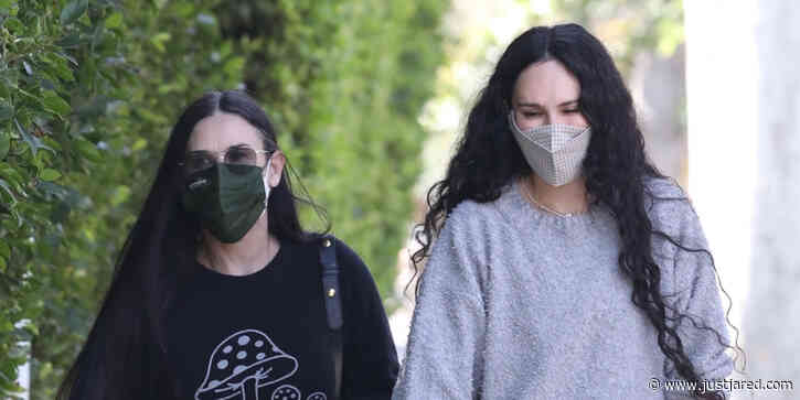 Demi Moore Gets In A Workout With Daughter Rumer Willis