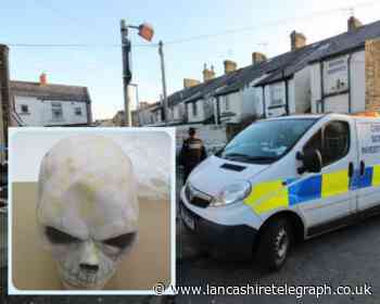 Stomach-churning new pictures show Halloween mask worn by killer Alan Edwards
