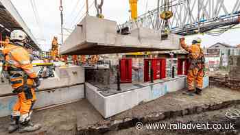 Watch: Time-lapse footage of Warrington Bank Quay bridge replacement - RailAdvent - Railway News
