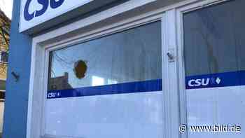 Drei Attacken in einer Woche - CSU-Büro mit Eiern und Steinen beworfen - BILD