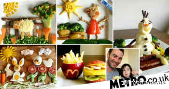 Single dad uses food creations to get his daughter to eat vegetables - Metro.co.uk